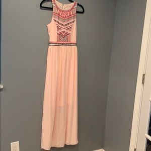 Maxi Light Pink Gianni Bini Dress